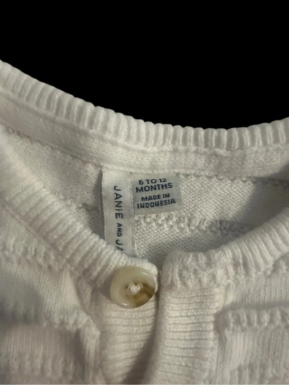 Janie and Jack Baby Textured Knit Cardigan